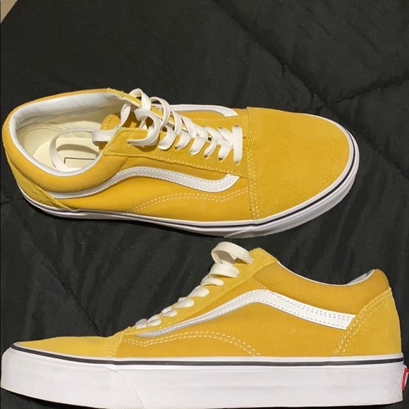 old school vans yellow